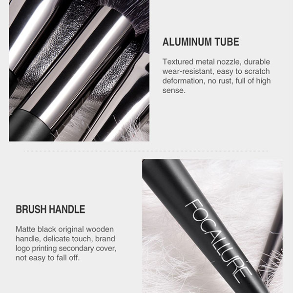 Focallure FA-70 Make Up Brush Set - Daily Make Up - Gambar 3